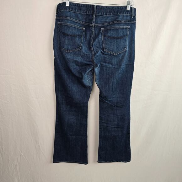 Gap 1969 Perfect Boot Women's 18 Long Blue Dark Wash - Picture 2 of 16